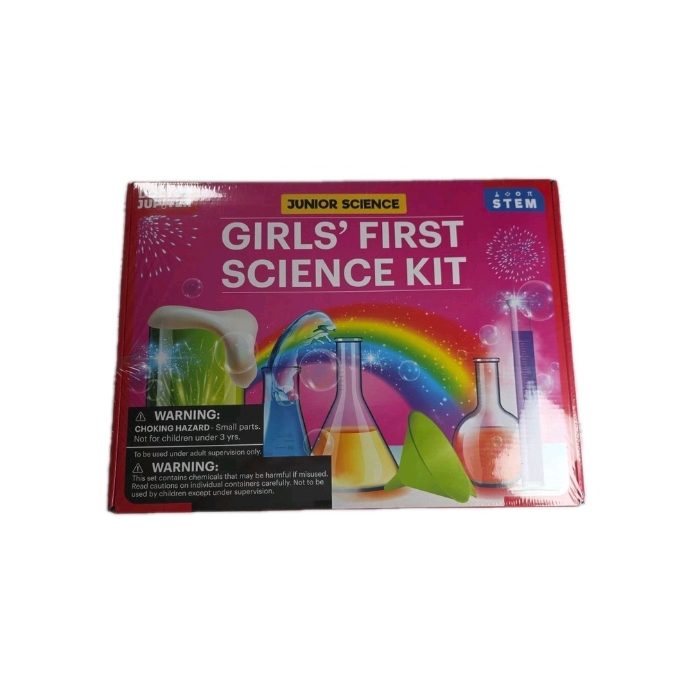 Doctor Jupiter Girls First Science Kit Kids Ages 4+ STEM Toy 100+ Experiments